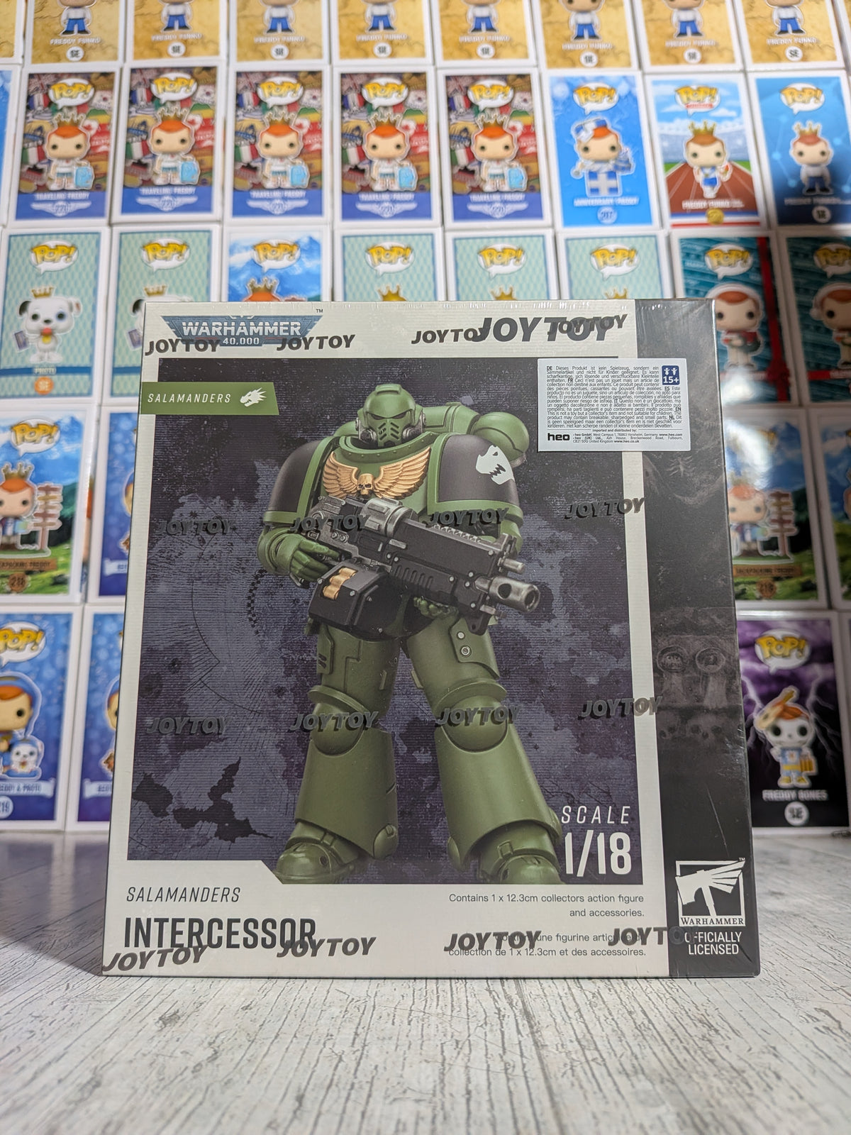 JoyToy Warhammer 40k - Space Marines Salamanders Intercessor (12.3cm)