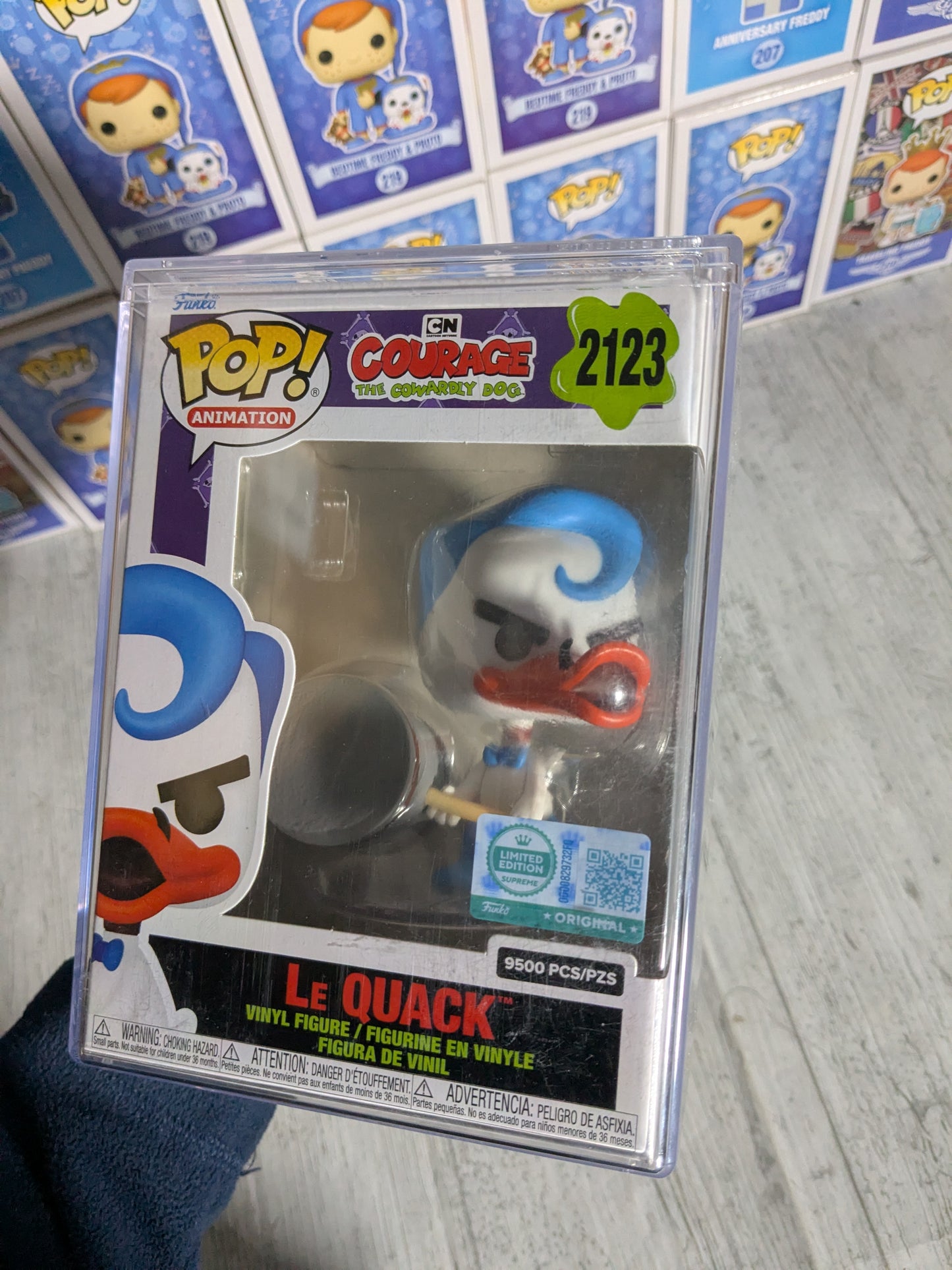 Funko pop Courage The Cowardly Dog #2123 - Le Quack (9500PCS)