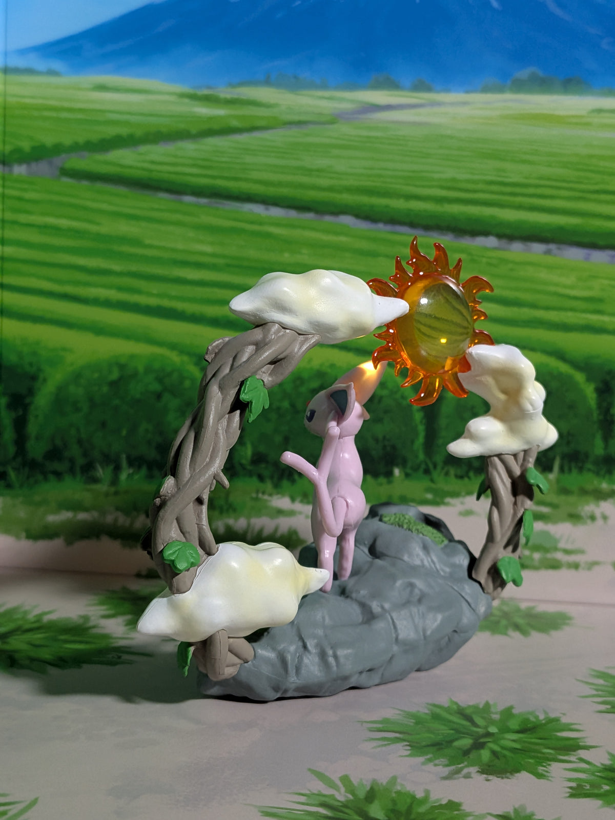 Re-Ment Pokémon - Espeon - Diorama circolare