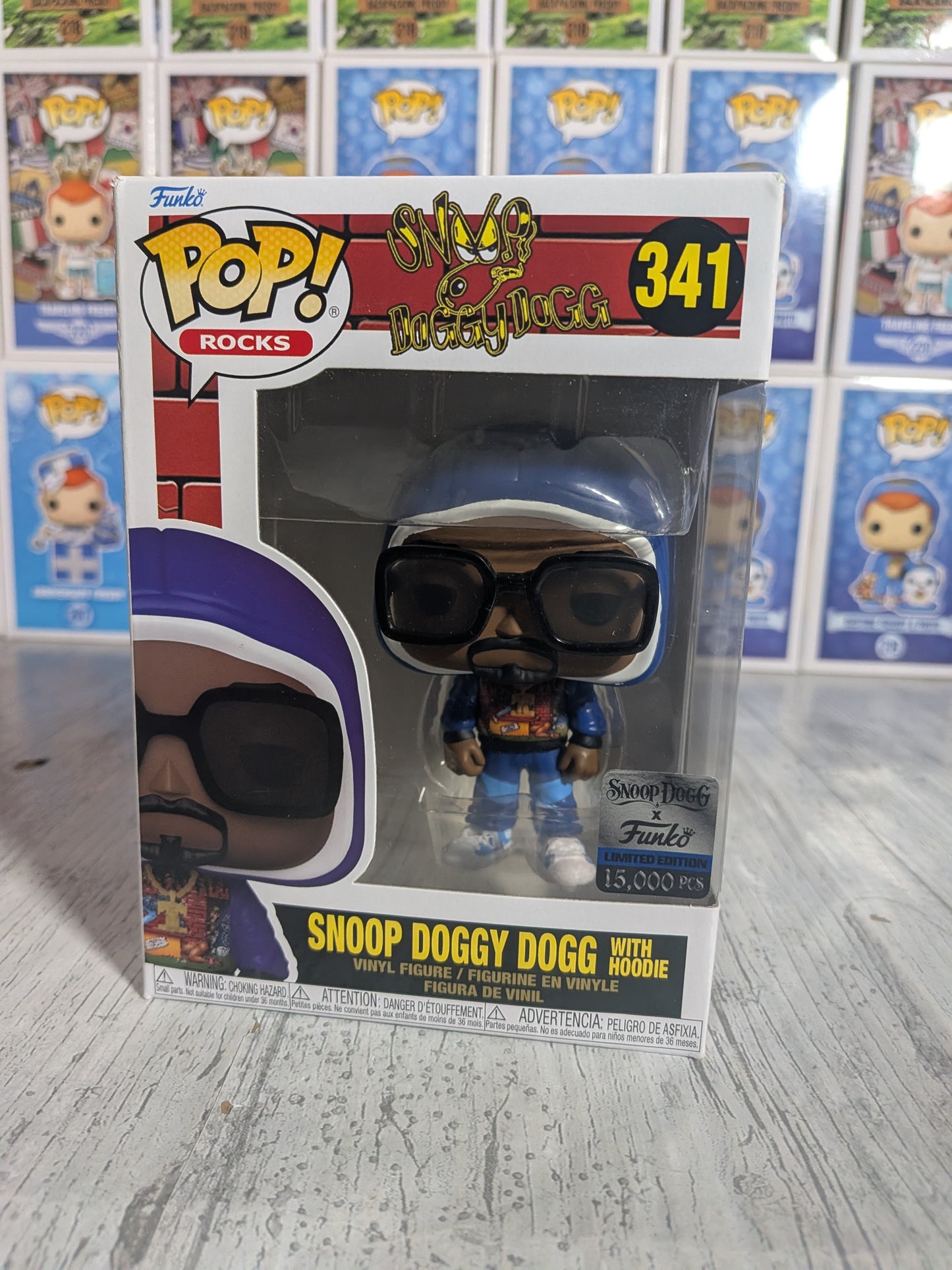 Funko Pop Rocks #341: Snoop Dogg mit Kapuzenpulli (15000 Stück)