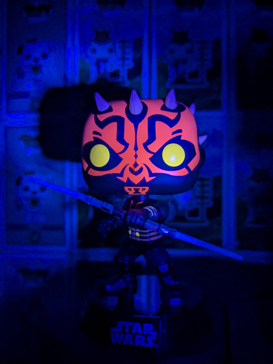 Funko pop : Darth Maul & Gar Saxon (Glow/Damaged Box/Opened)