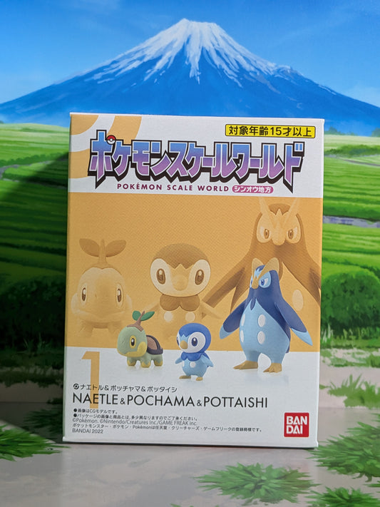 Pokémon Scale World Sinnoh - Turtwig, Piplup & Prinplup | Turtwig, Piplup & Prinplup (Nuovo)