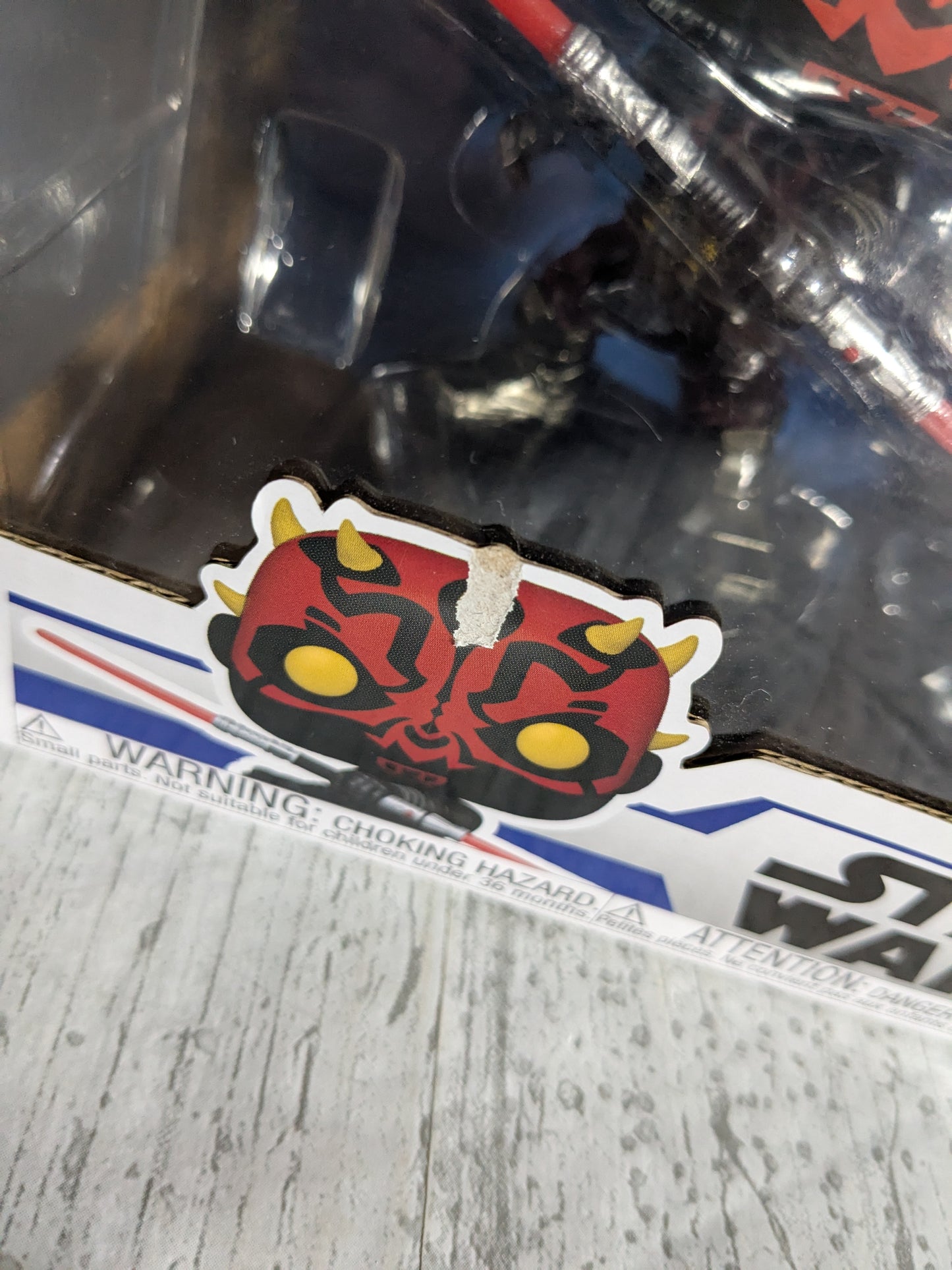 Funko pop : Darth Maul & Gar Saxon (Glow/Damaged Box/Opened)