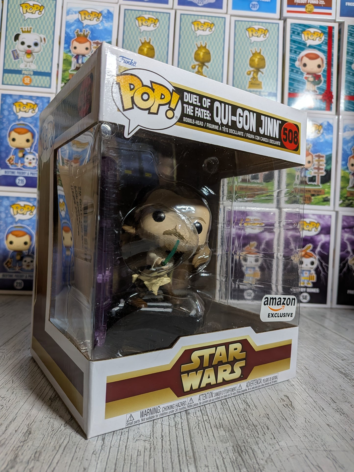 Funko Pop Star Wars Duel of the Fates #508 - Qui-Gon Jinn (AE)