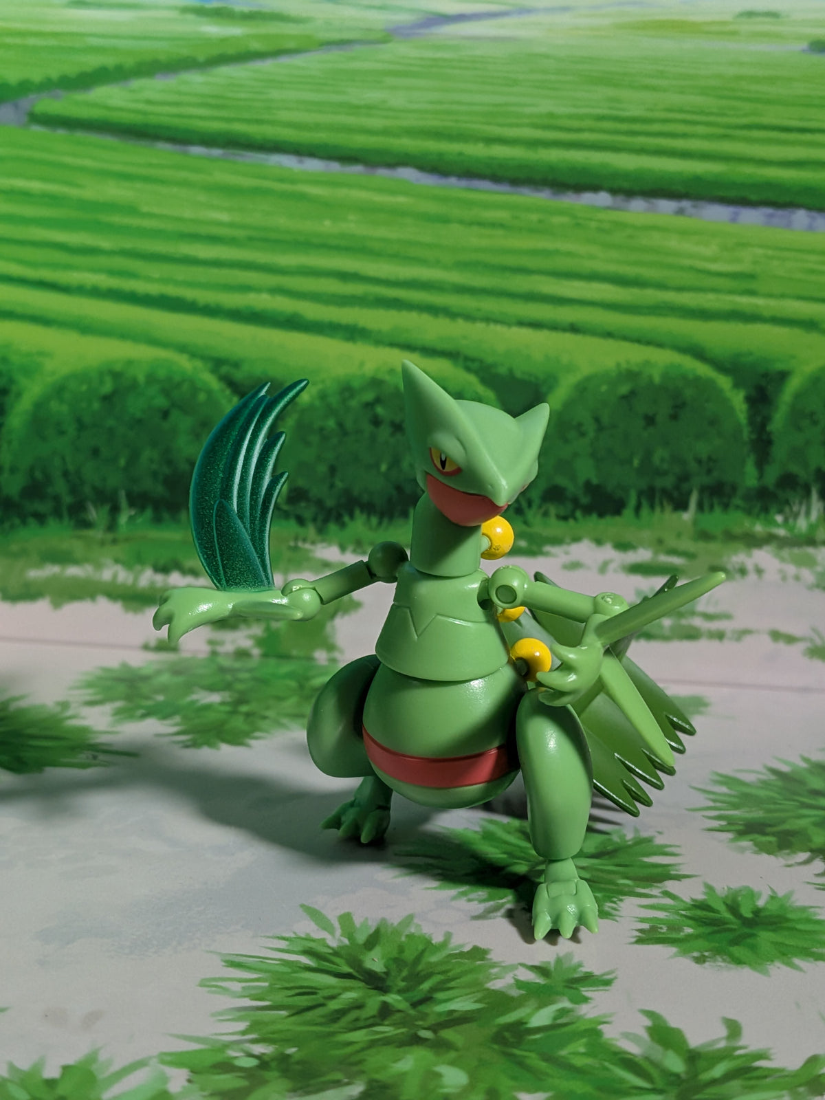 SHODO Pokémon 5 - Jungko | Sceptile (Figurine + Accessoire)
