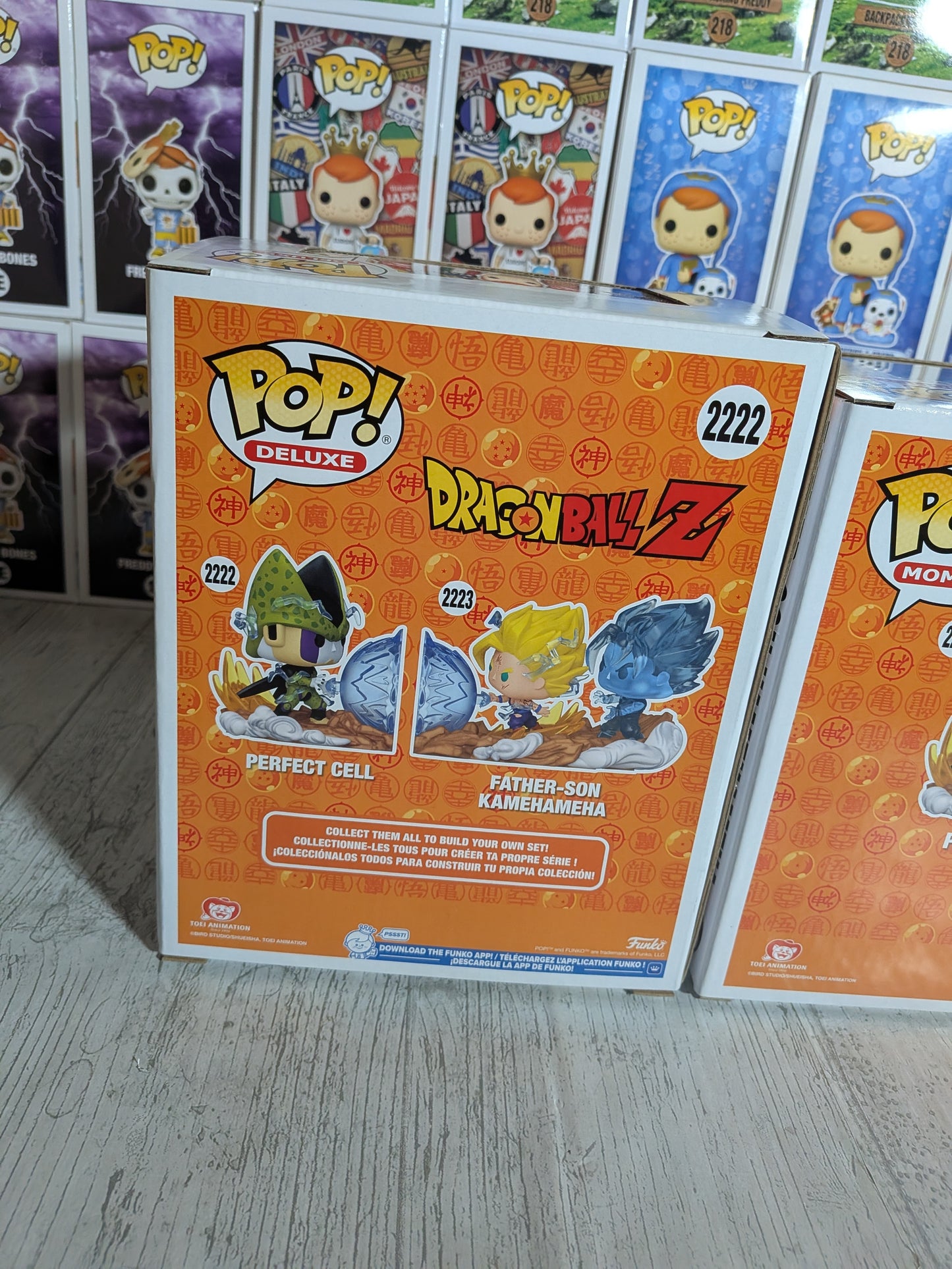 Funko pop Dragon Ball Z - Perfect Cell vs Father-Son Kamehameha