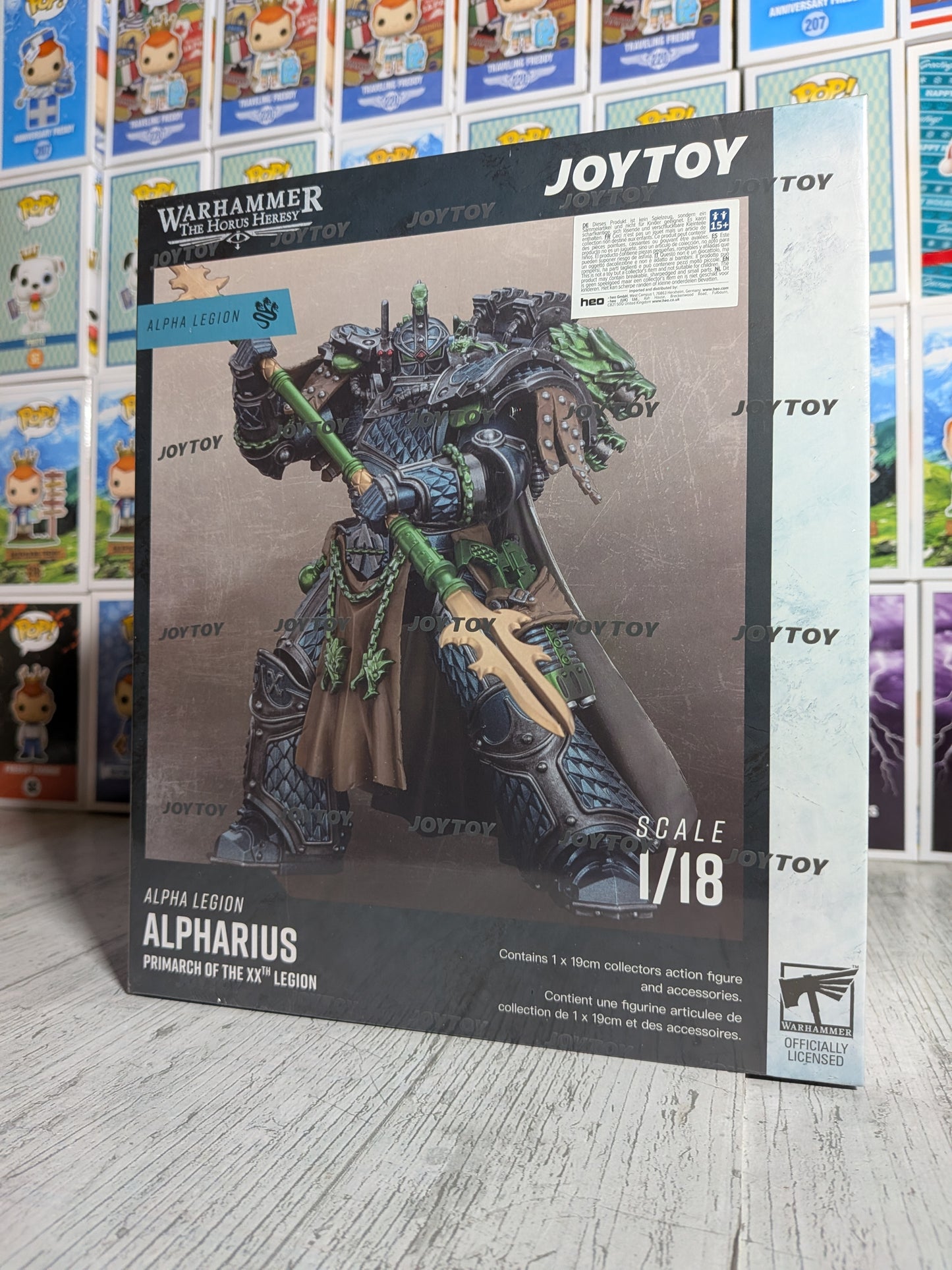 JoyToy Warhammer The Horus Heresy – Alpha Legion Alpharius Primarch der XX. Legion (19 cm)