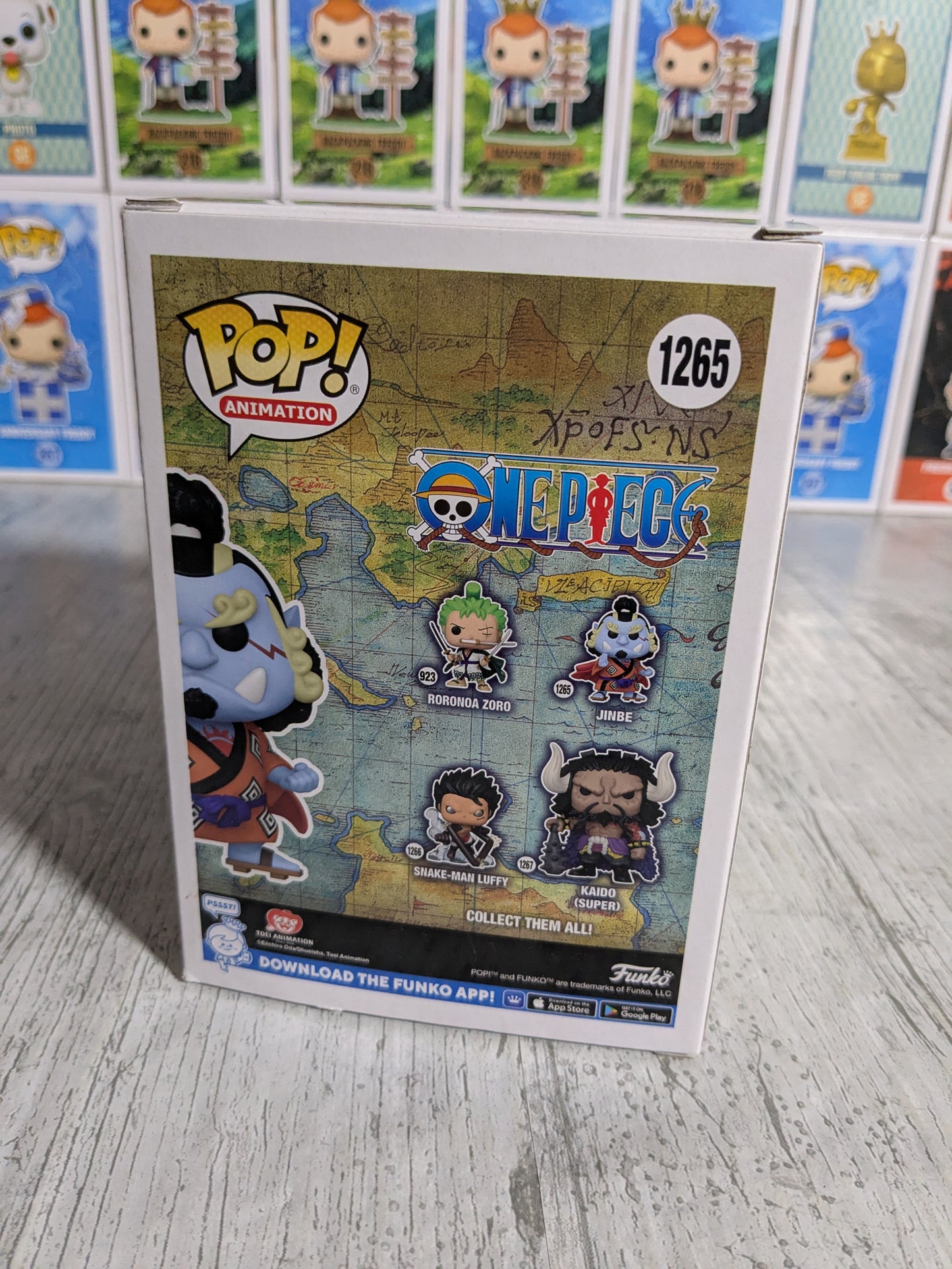 Funko pop 1265 : Jinbe (Damaged Plastic / Opened)