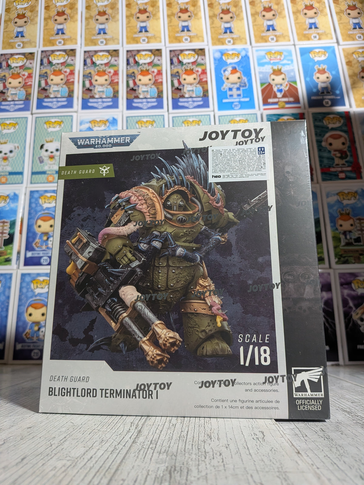 JoyToy Warhammer 40k - Death Guard Blightlord Terminator 1 (14cm)