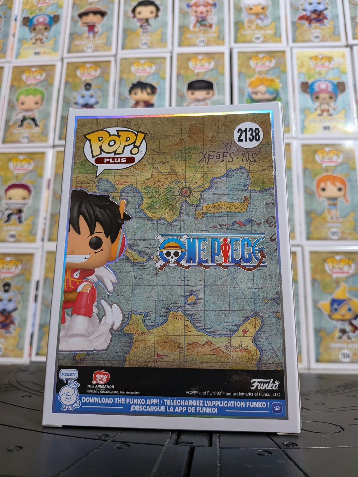 Funko Pop! Plus One Piece #2138 - Monkey D. Luffy (Metallic/Special Edition)