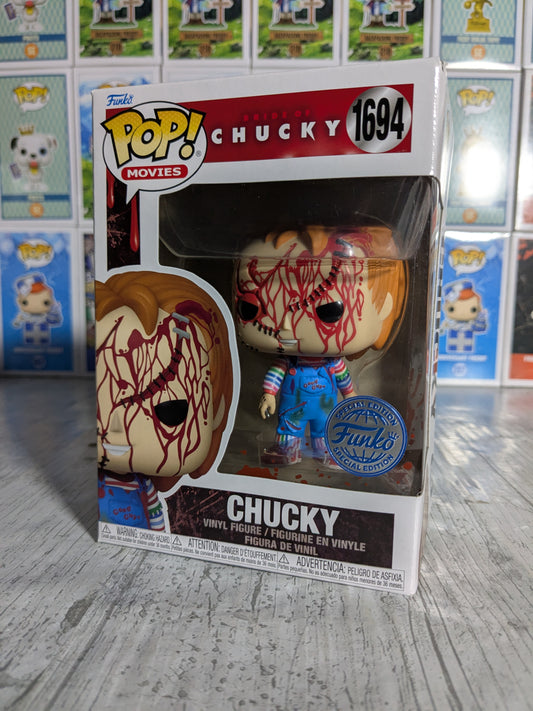 Funko pop 1694 : Chucky (Bloody)