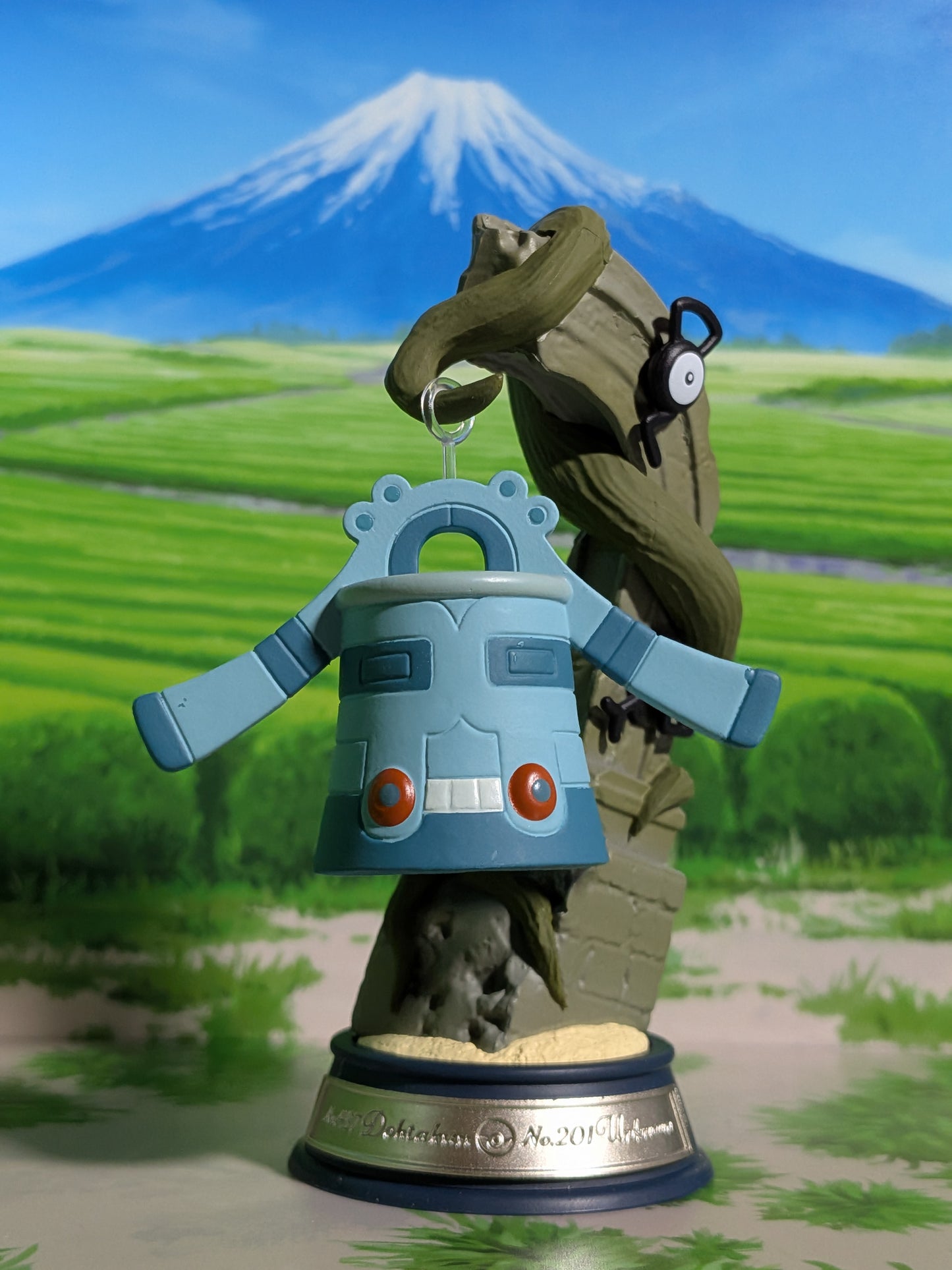 Re-Ment Pokémon - Archéodong / Bronzong - Swing Vignette 2