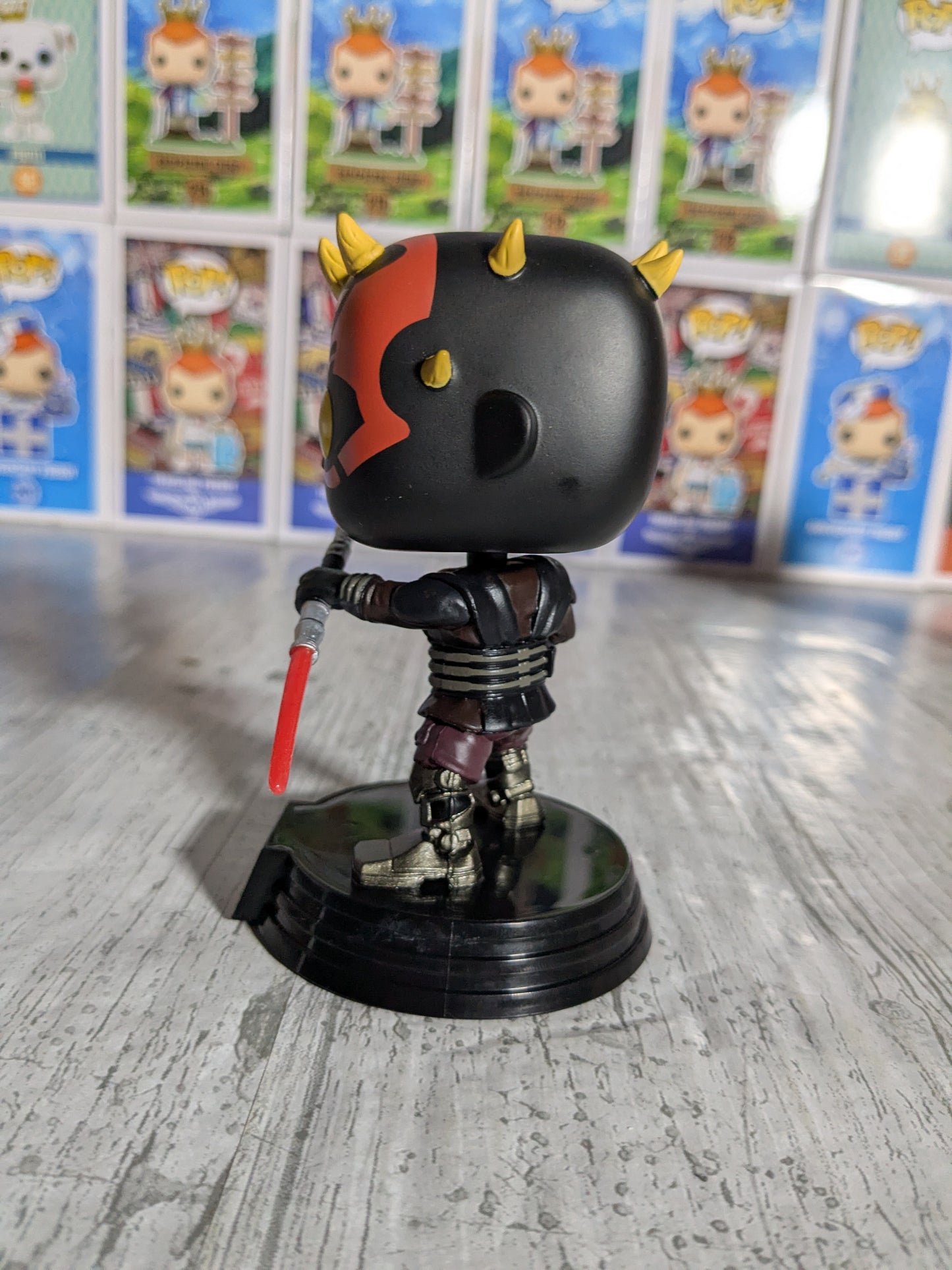 Funko pop : Darth Maul & Gar Saxon (Glow/Damaged Box/Opened)