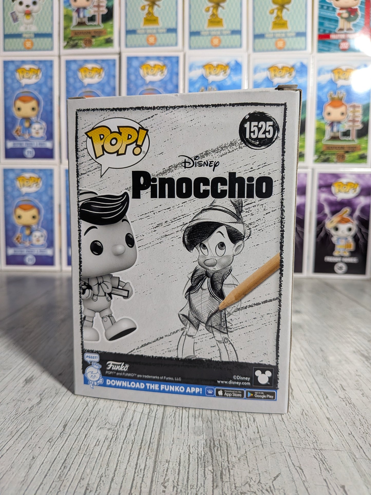 Funko pop Disney #1525 - Pinocchio (Sketched)
