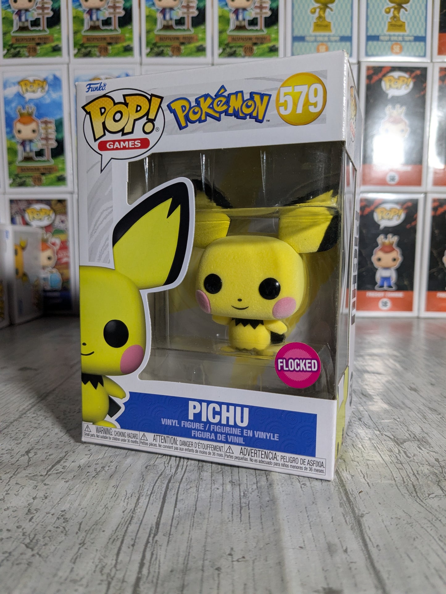 Funko pop 579 : Pichu (Flocked/Opened)