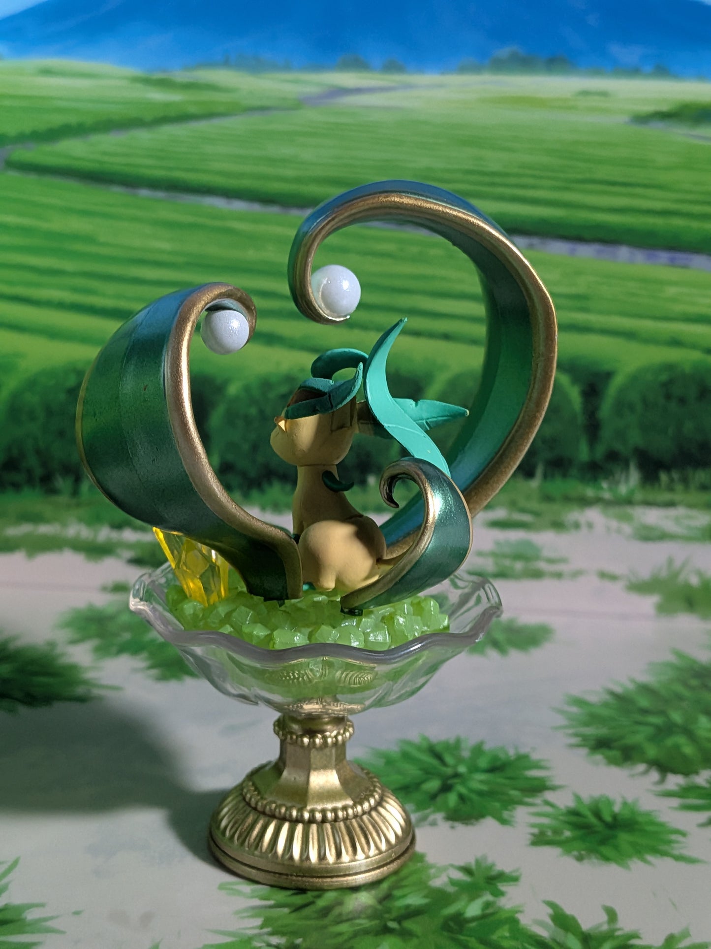 Re-Ment Pokémon - Phyllali / Leafeon - Gemstone Shining Miracle