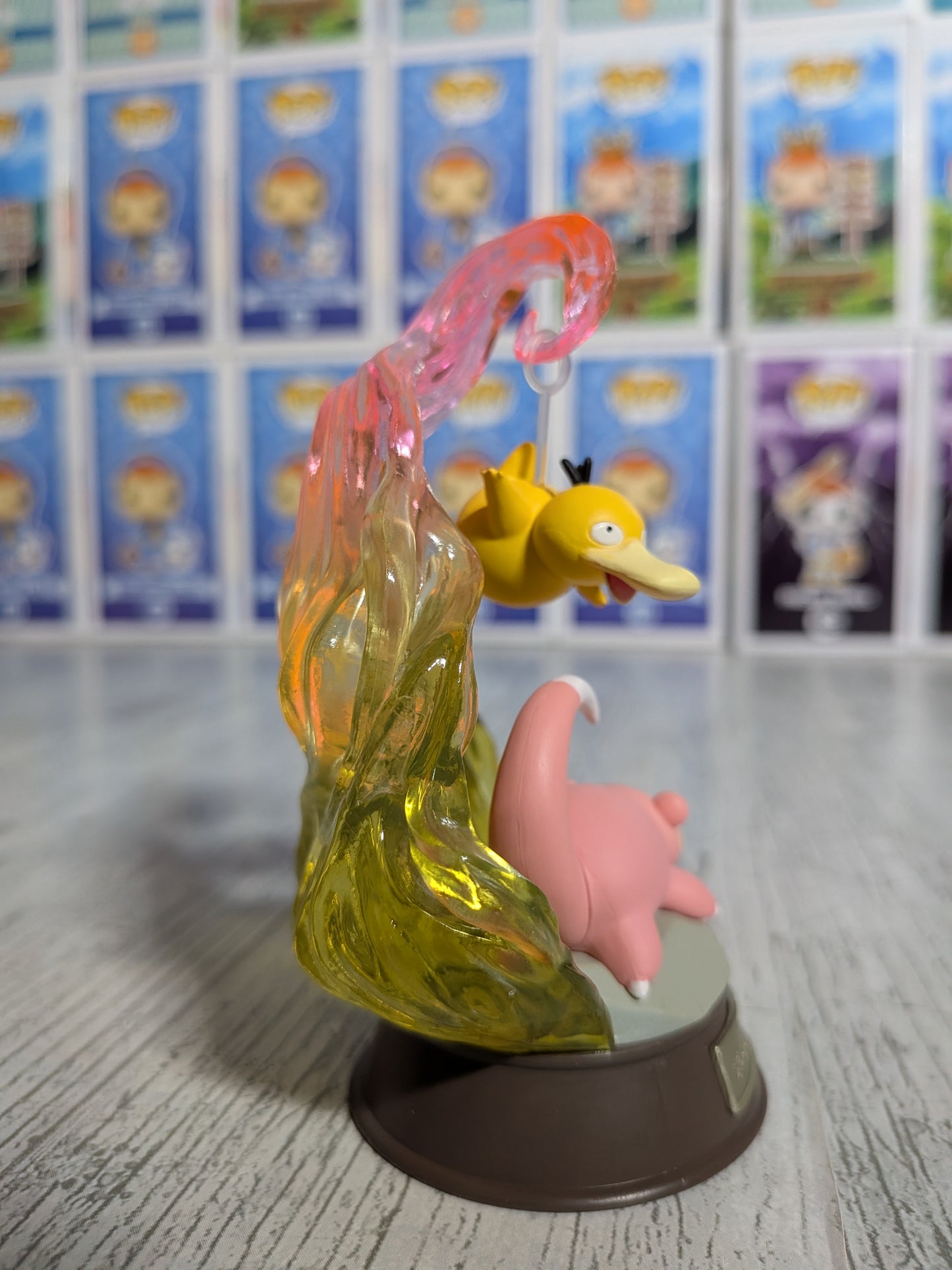 Re-Ment Pokémon Swing Vignette Collection Vol.3 - Psykokwak & Ramoloss | Psyduck & Slowpoke (~10cm)