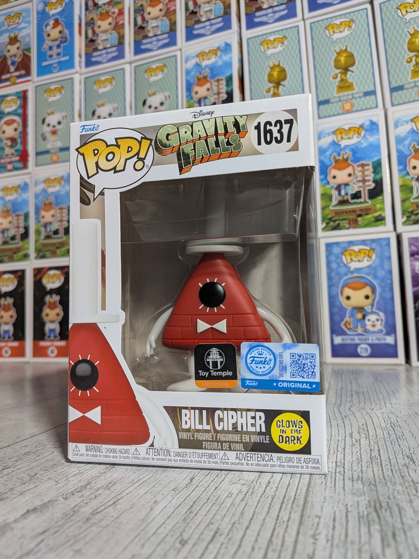 Funko Pop Animation #1637 - Bill Cipher (Glow/TTE)