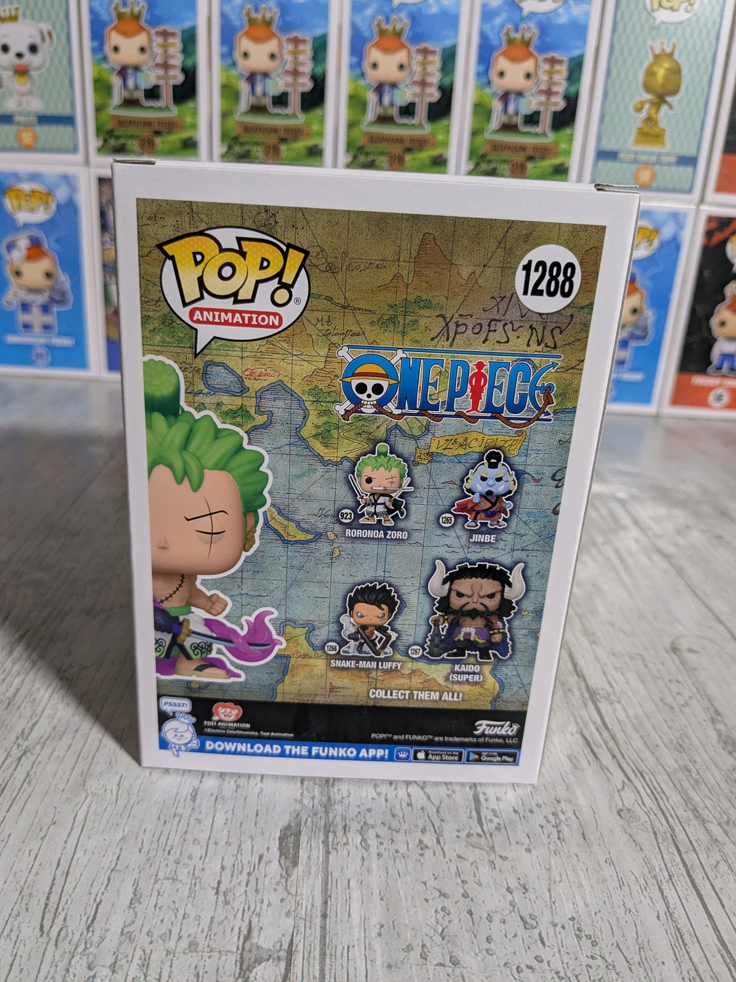 Funko pop 1288 : Zoro with Enma (Glow/CCE)