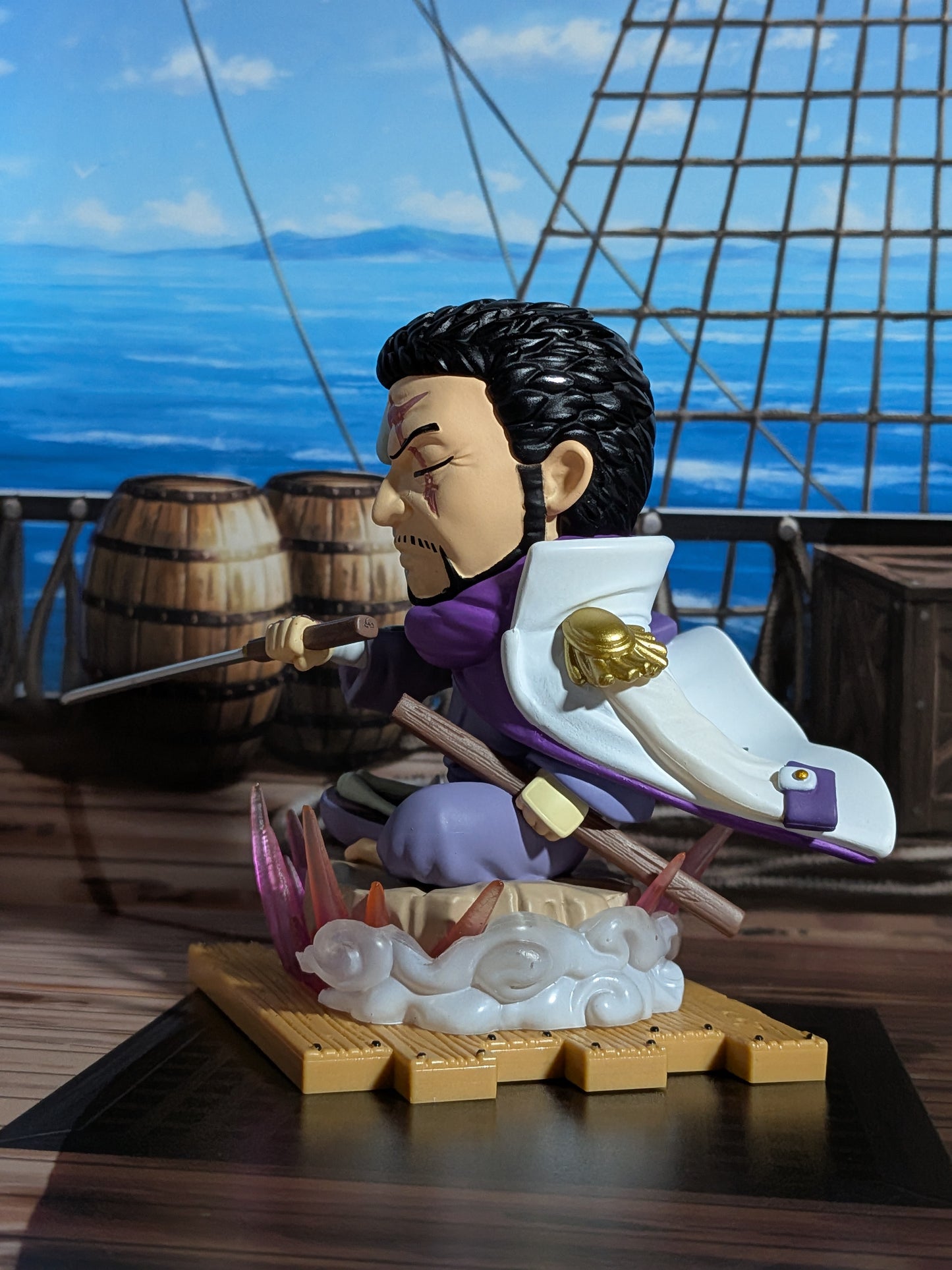 Mighty Jaxx - One Piece Freeny's Hidden Dissectibles Marines Edition - Issho / Fujitora (~10cm)