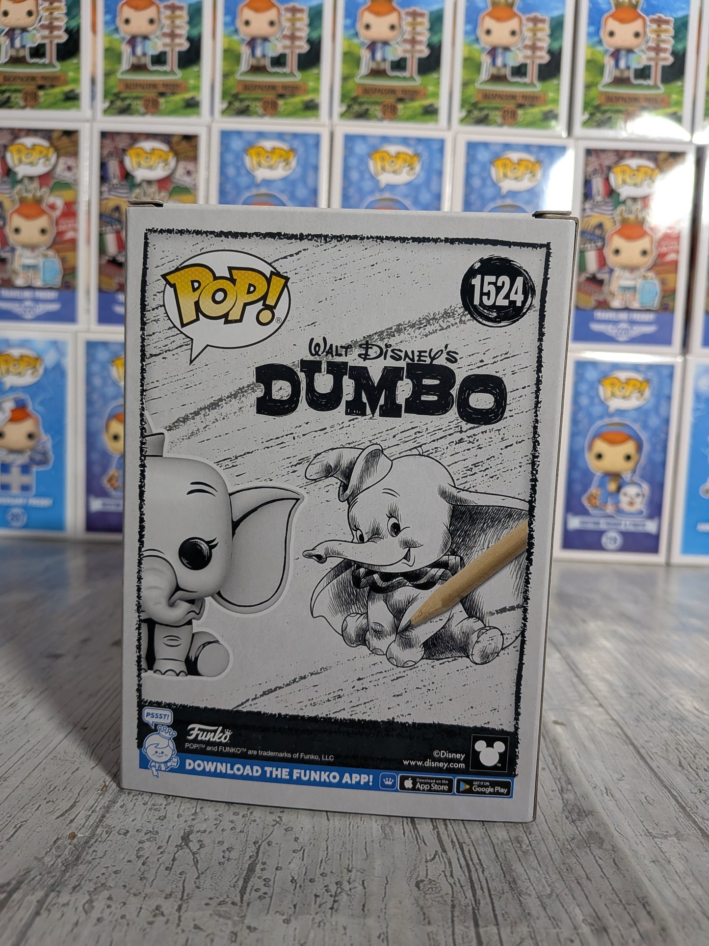 Funko pop Disney #1524 - Dumbo (Sketched)