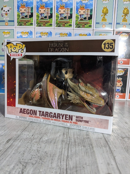 Funko pop House of the Dragon #135 - Aegon Targaryen with Sunfyre