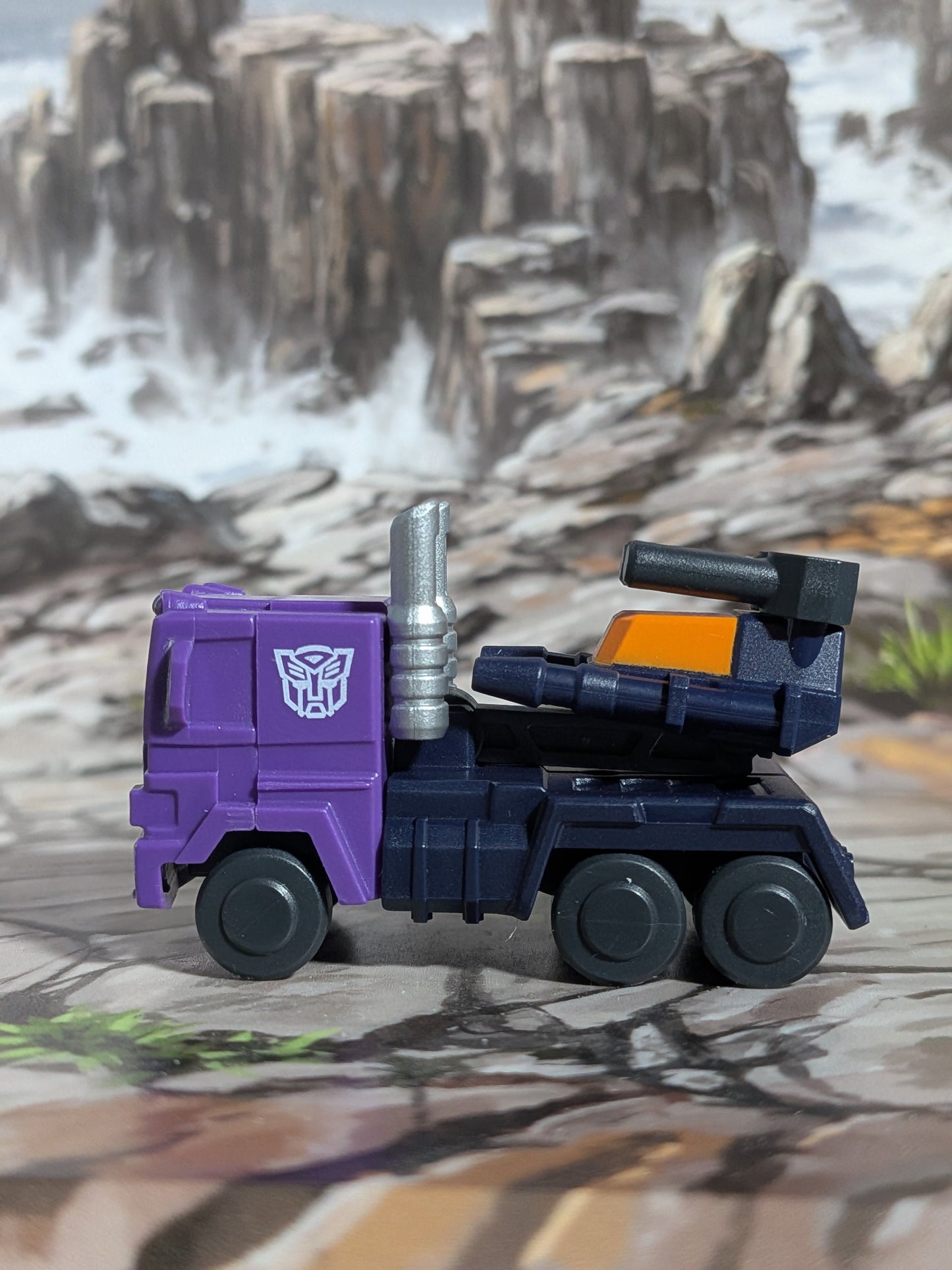 Blokees - Transformers - Shattered Glass Optimus Prime (Heavy Metal War) — Véhicule & Jeton Collector