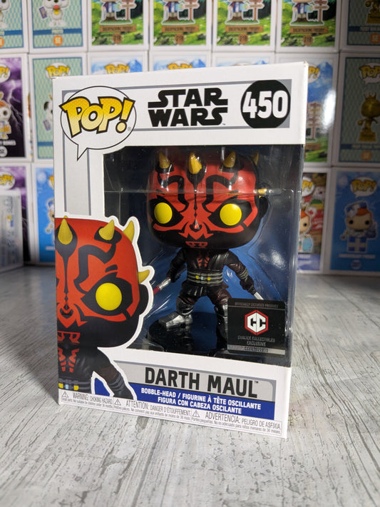 Funko pop 450 : Darth Maul (CCE/Damaged Box)