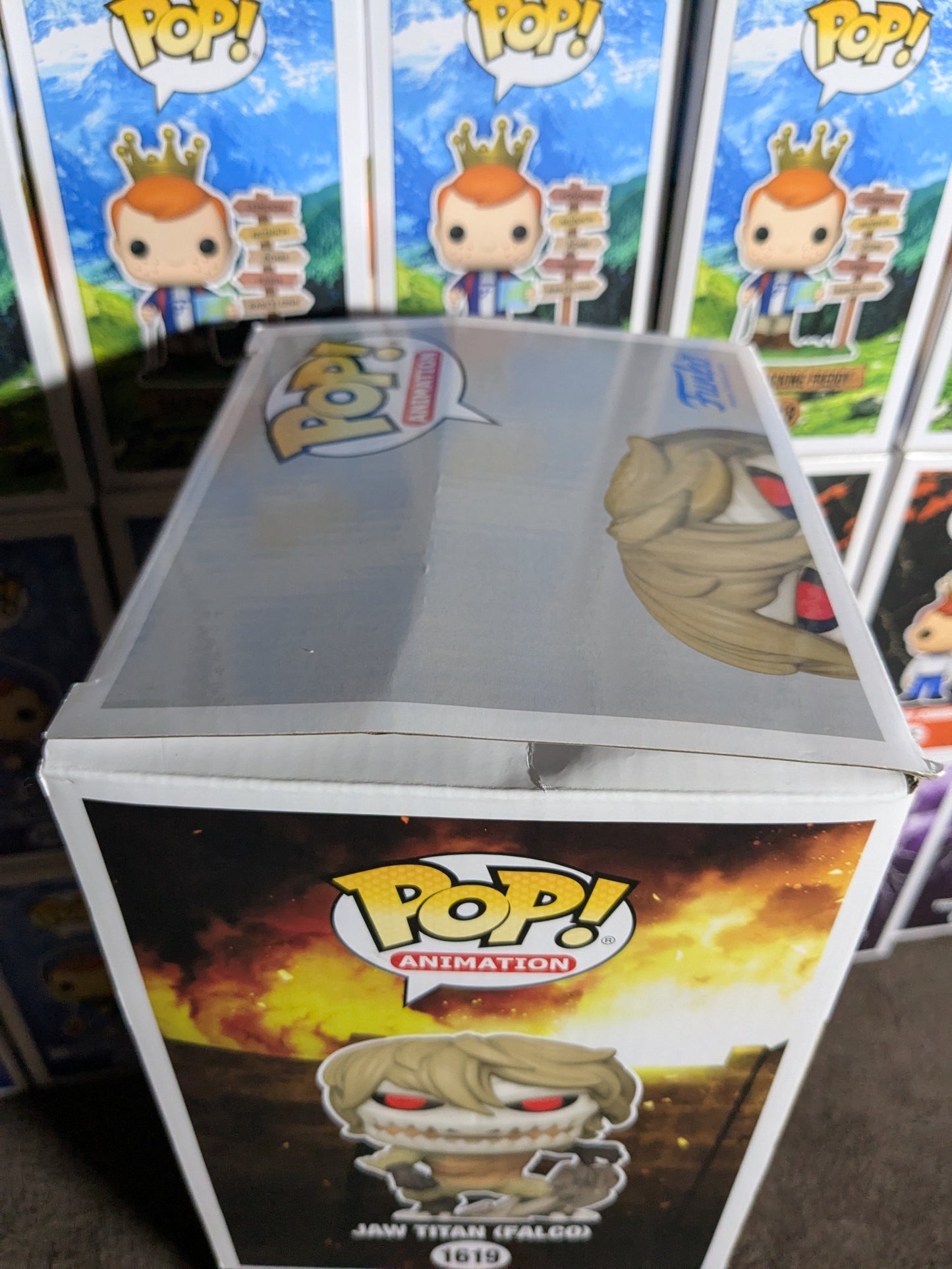 Funko pop 1619 : Jaw Titan (Damaged Box / Opened)