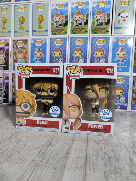 Funko pop Chainsaw Man - Denji & Power Operation Super Smart Bundle