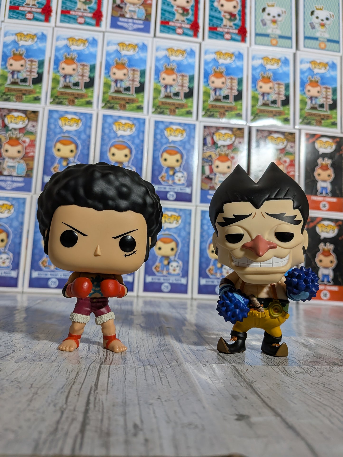 Funko Pop One Piece – Luffy &amp; Foxy (geöffnet)
