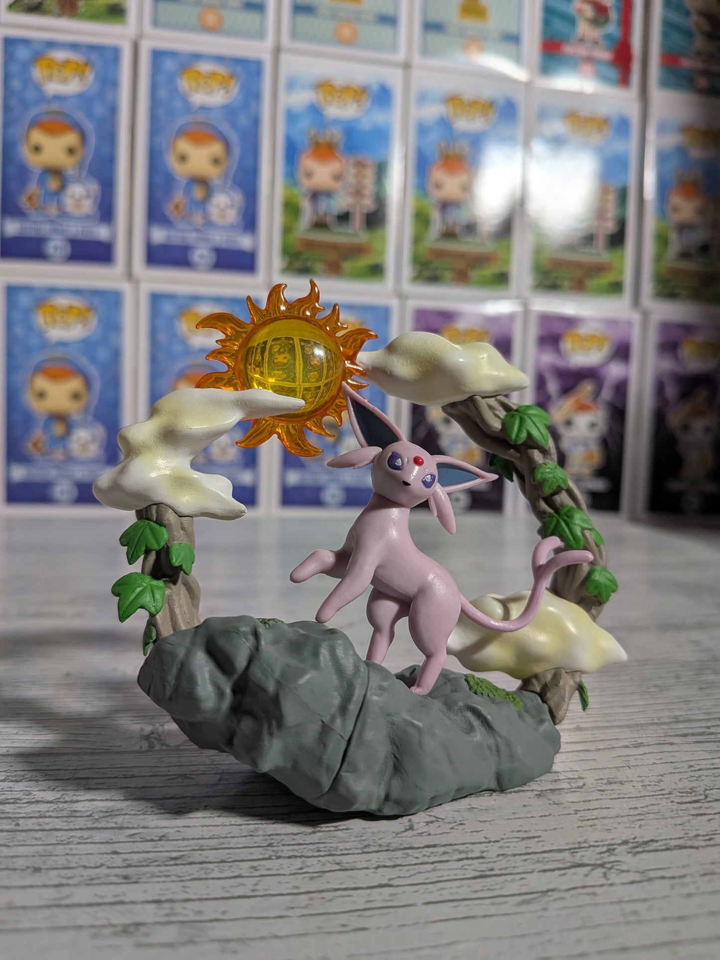 Re-Ment Pokémon - Mentali / Espeon - Circular Diorama