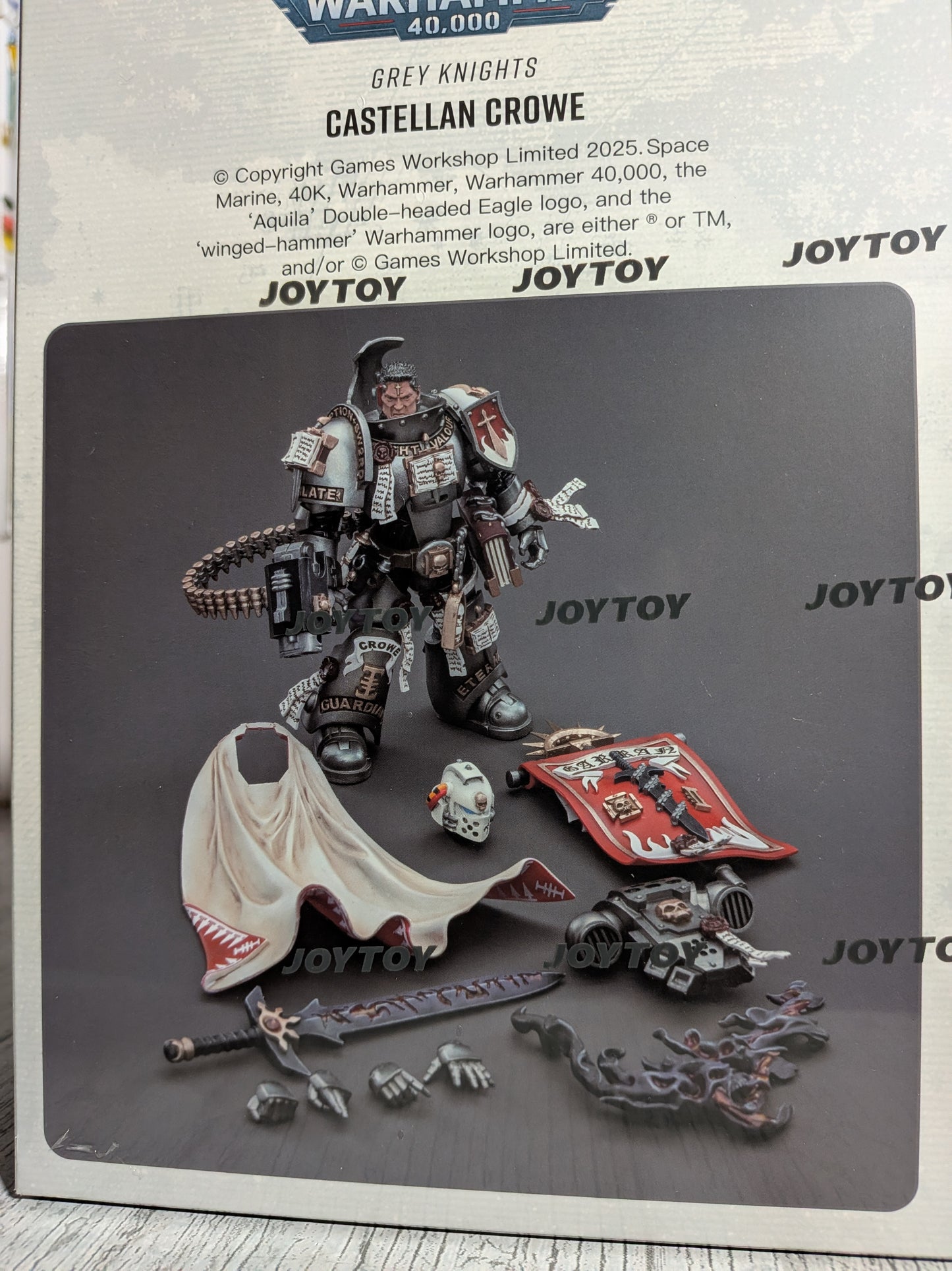 JoyToy Warhammer 40k - Grey Knights Castellan Crowe (12cm)