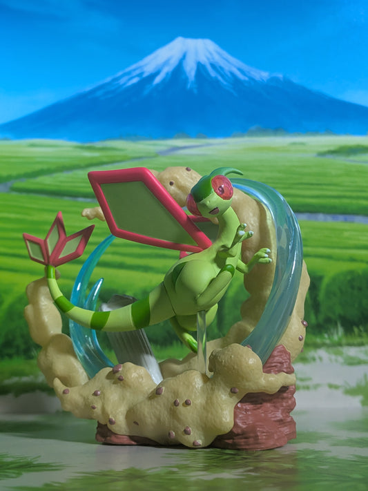 Re-Ment Pokémon Circular Diorama Collection 2 - Libégon | Flygon (~10cm)