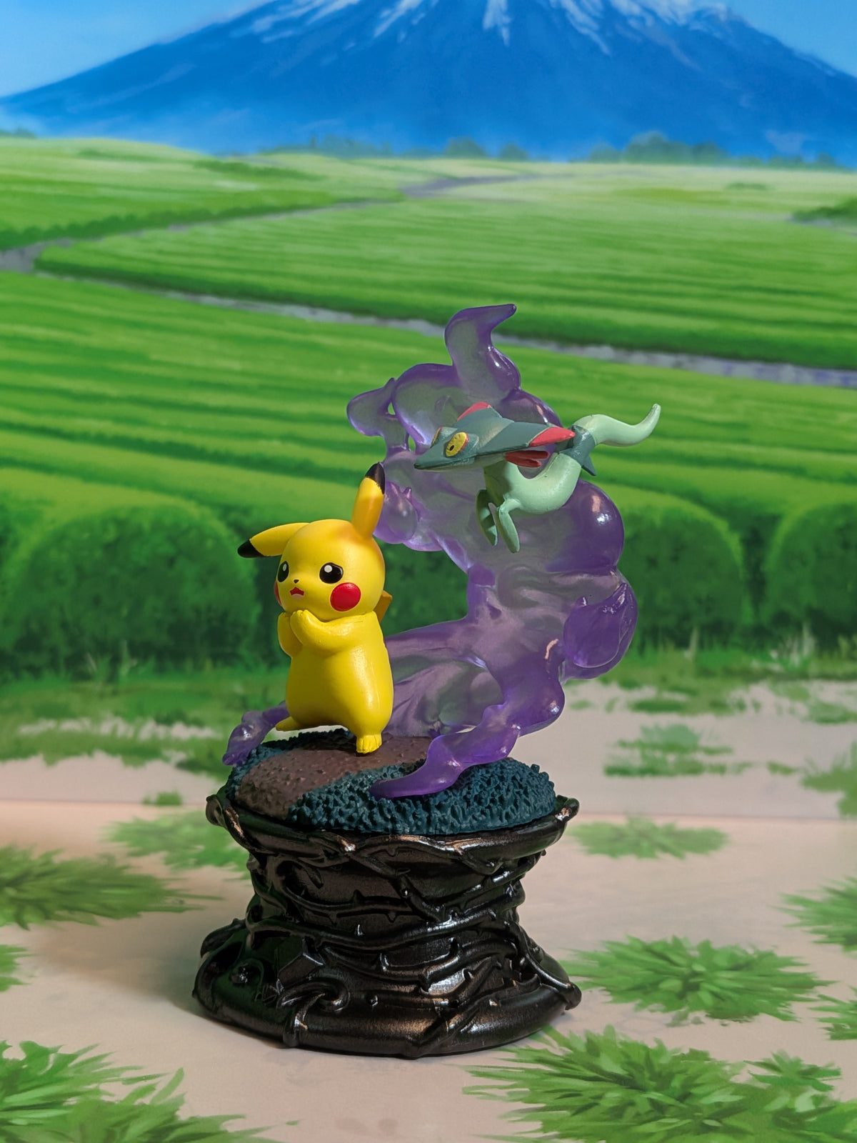 Re-Ment Pokémon Little Night Collection - Pikachu & Fantyrm (~10cm)