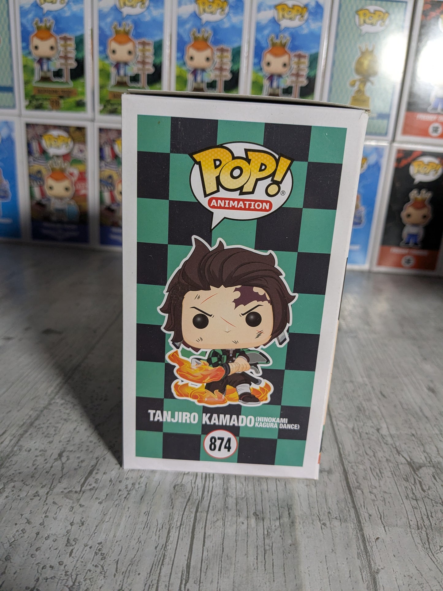 Funko pop 874 : Tanjiro Kamado (Hinokami Kagura Dance)