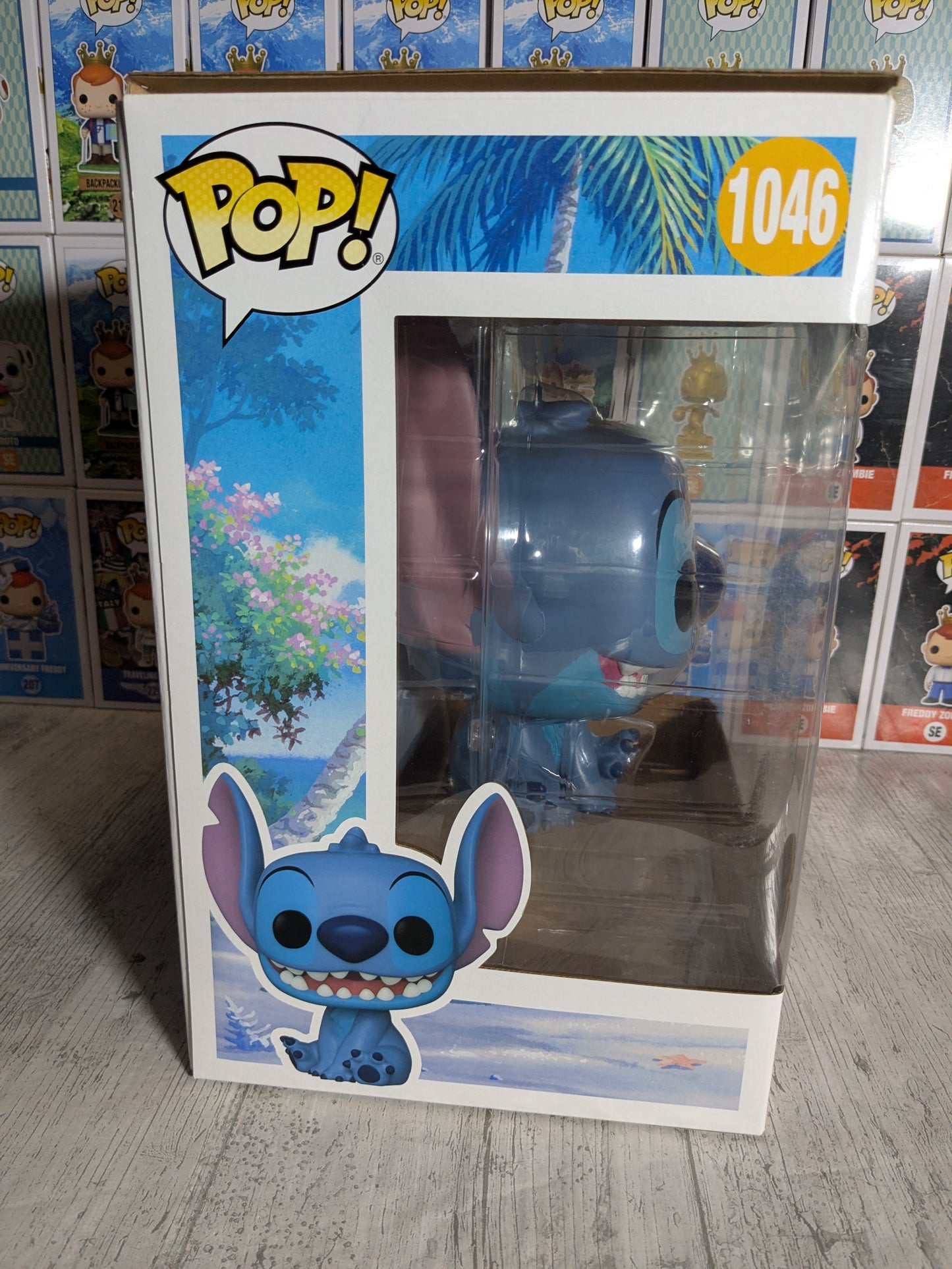 Funko pop 1046 : Stitch (Opened / Damaged box + Plastic)