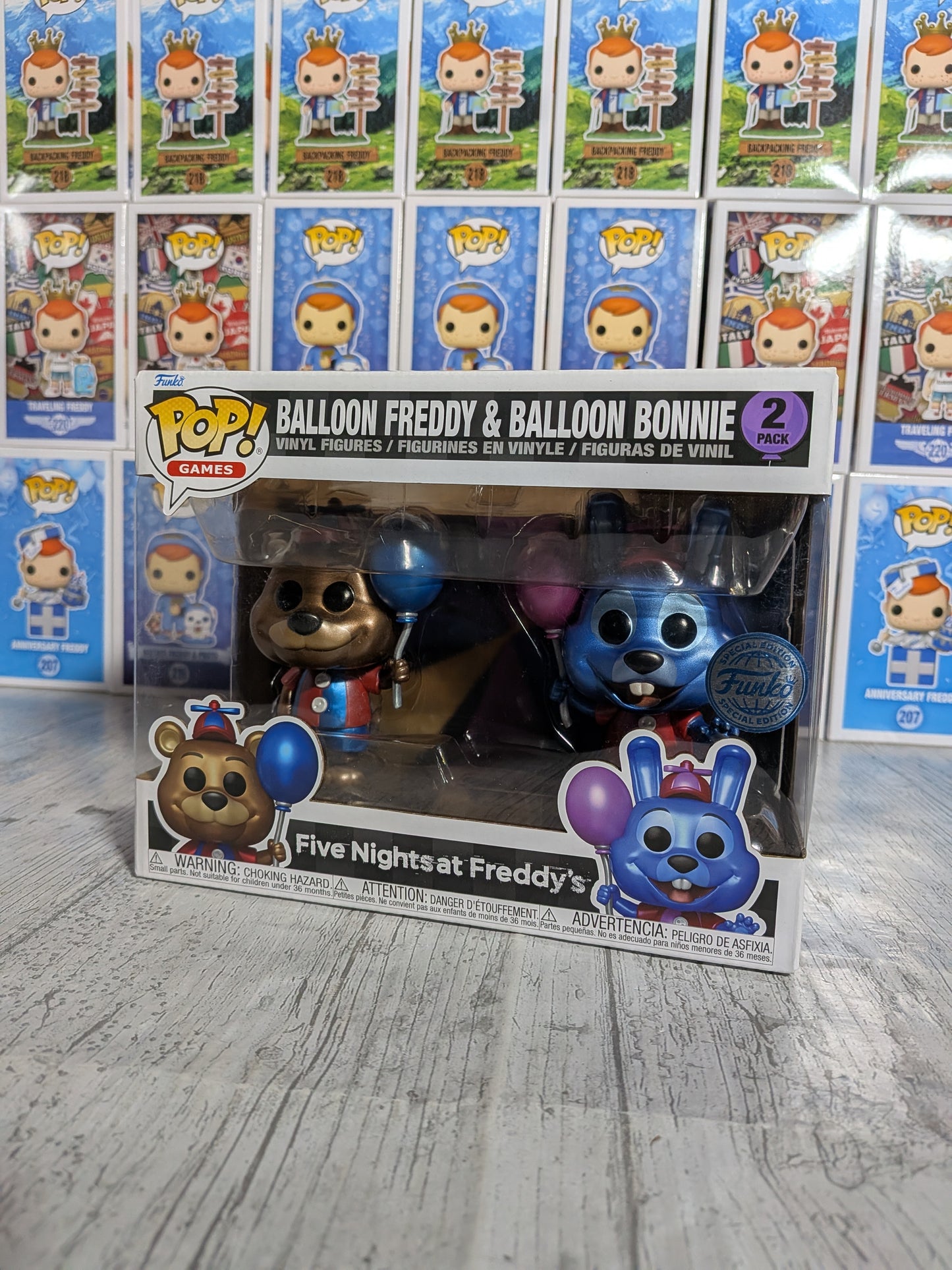 Funko Pop Five Nights at Freddy's - Balloon Freddy &amp; Balloon Bonnie