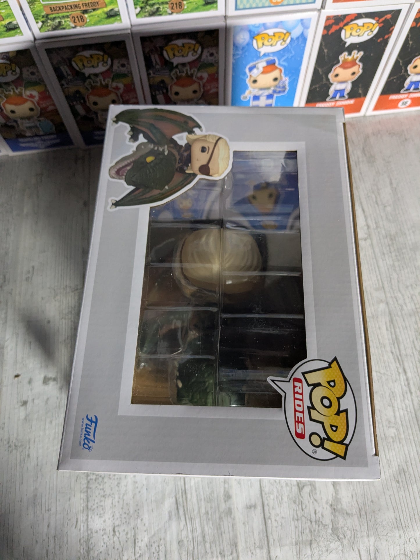 Funko pop House of the Dragon #136 - Aemond Targaryen with Vhagar