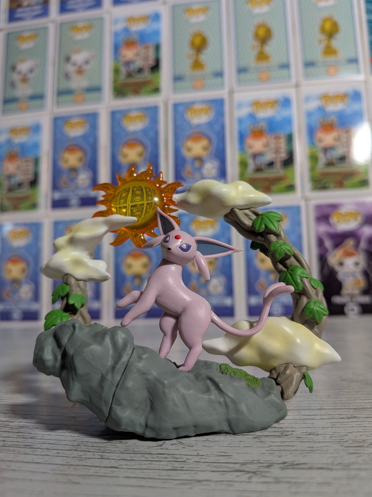 Re-Ment Pokémon - Mentali / Espeon - Circular Diorama