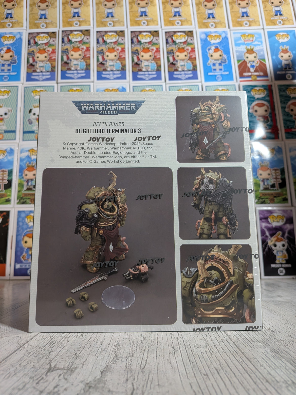 JoyToy Warhammer 40k - Death Guard Blightlord Terminator 3 (14.2cm)