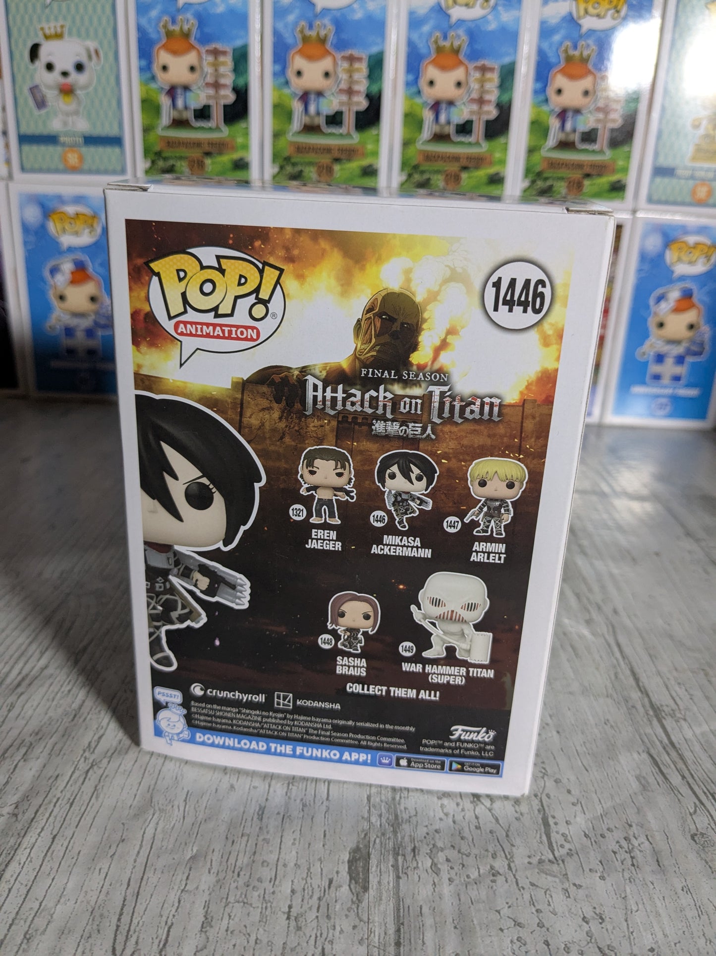 Funko Pop 1446: Mikasa Ackerman