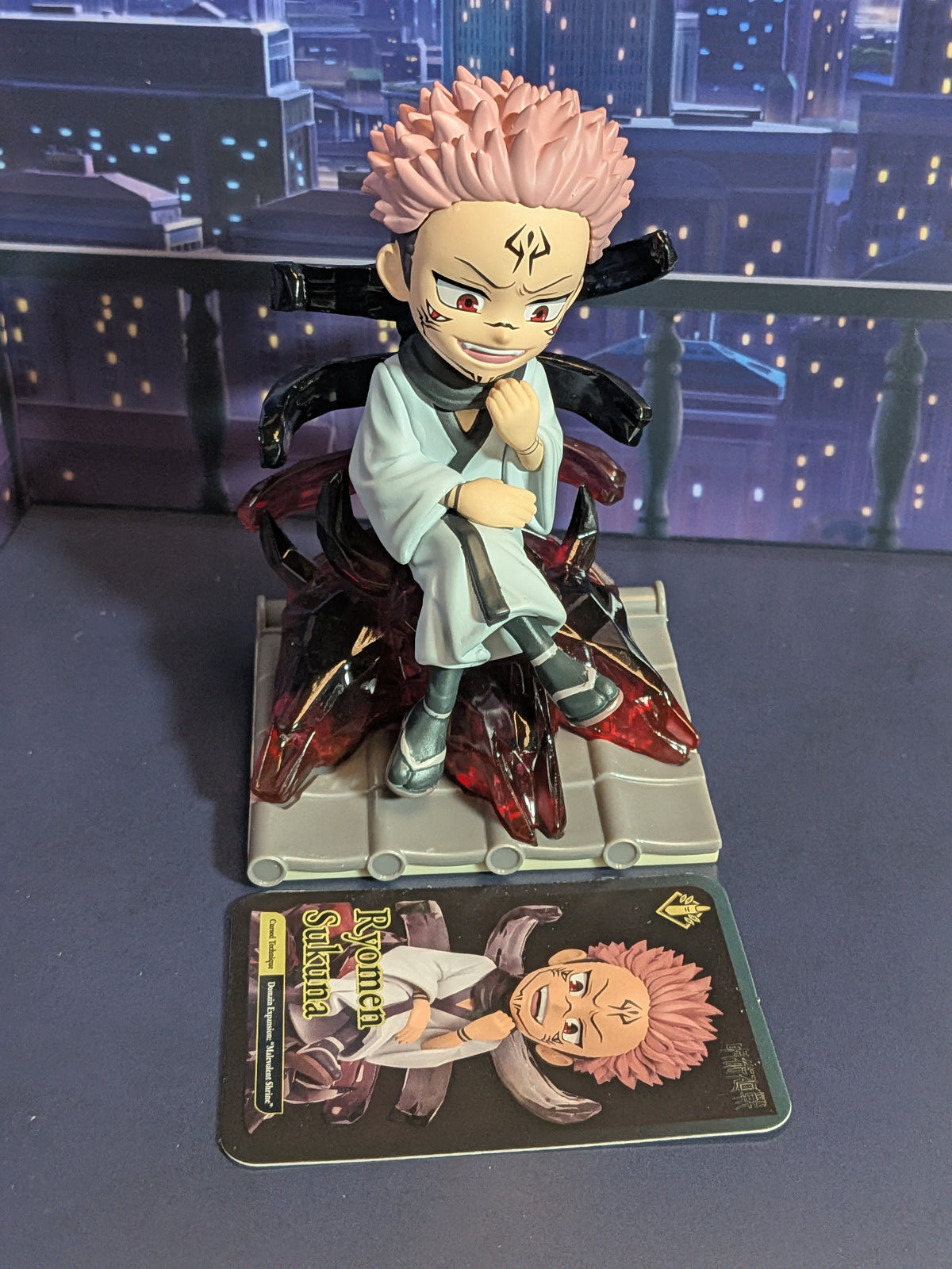 Mighty Jaxx - Jujutsu Kaisen: Kwistal Fwendz - Battle Ready Series - Ryomen Sukuna (seltene Chase-/Geheim-Variante) (~10cm)