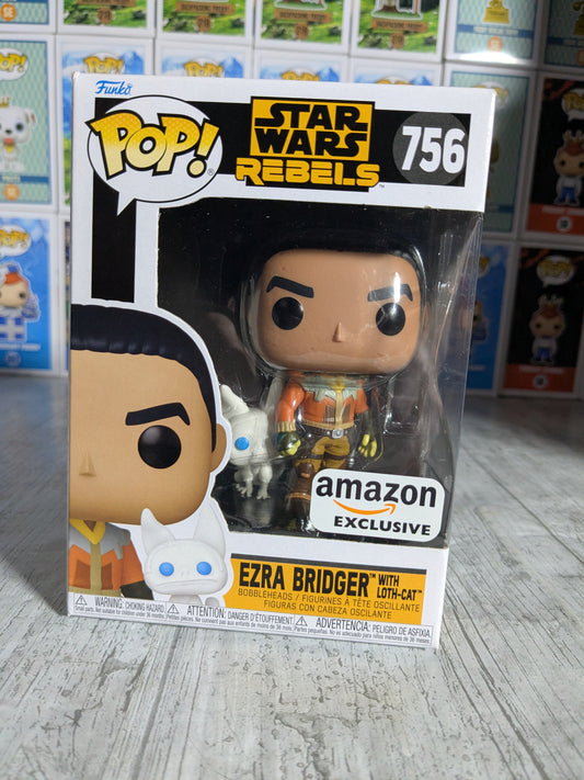Funko pop 756 : Ezra Bridger with Loth-Cat (AE)