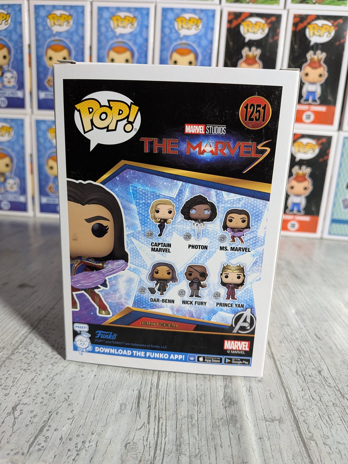 Funko Pop Marvel Studios The Marvels #1251 - Ms. Marvel (Leuchtend)