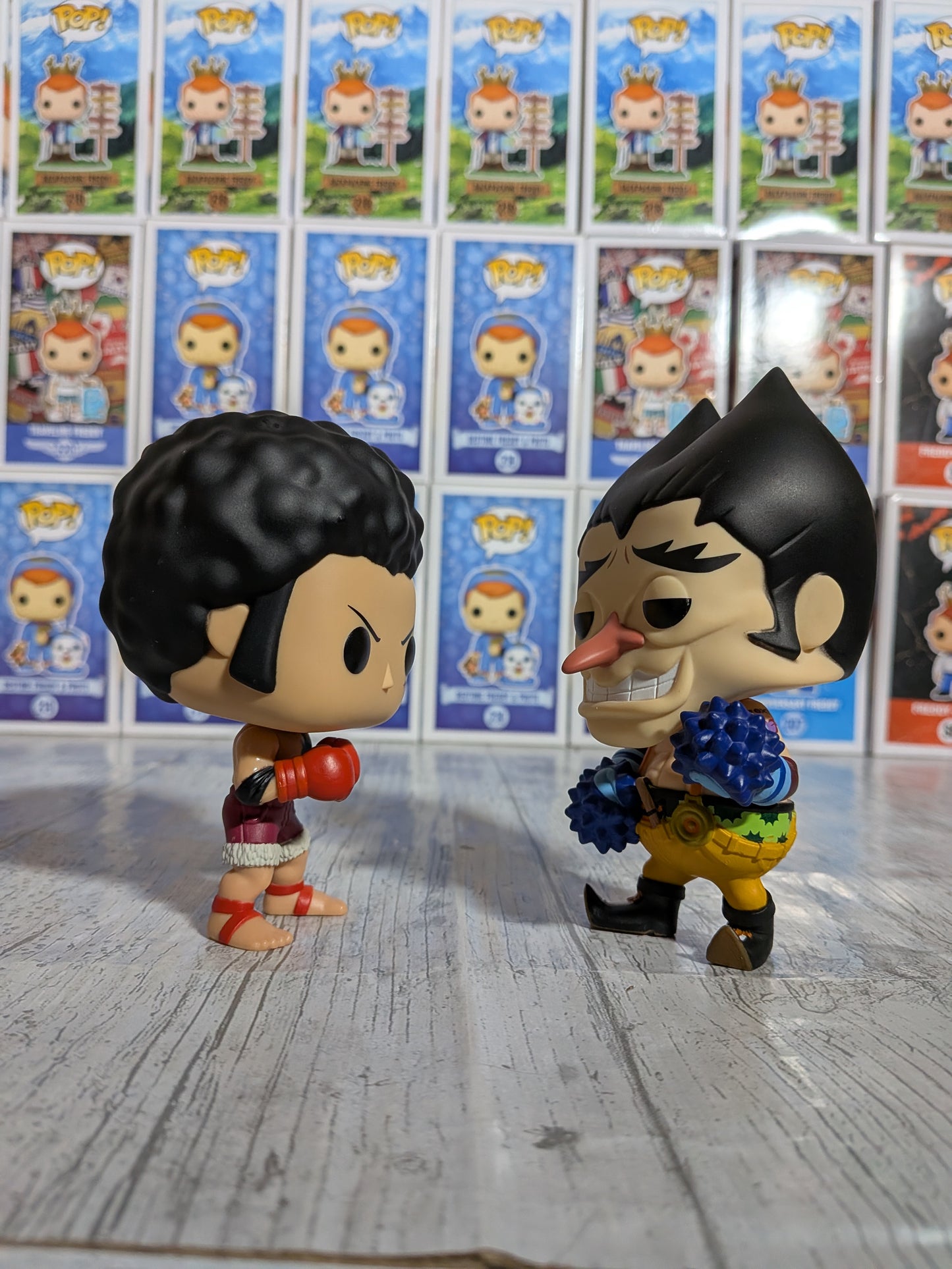Funko Pop One Piece – Luffy &amp; Foxy (geöffnet)