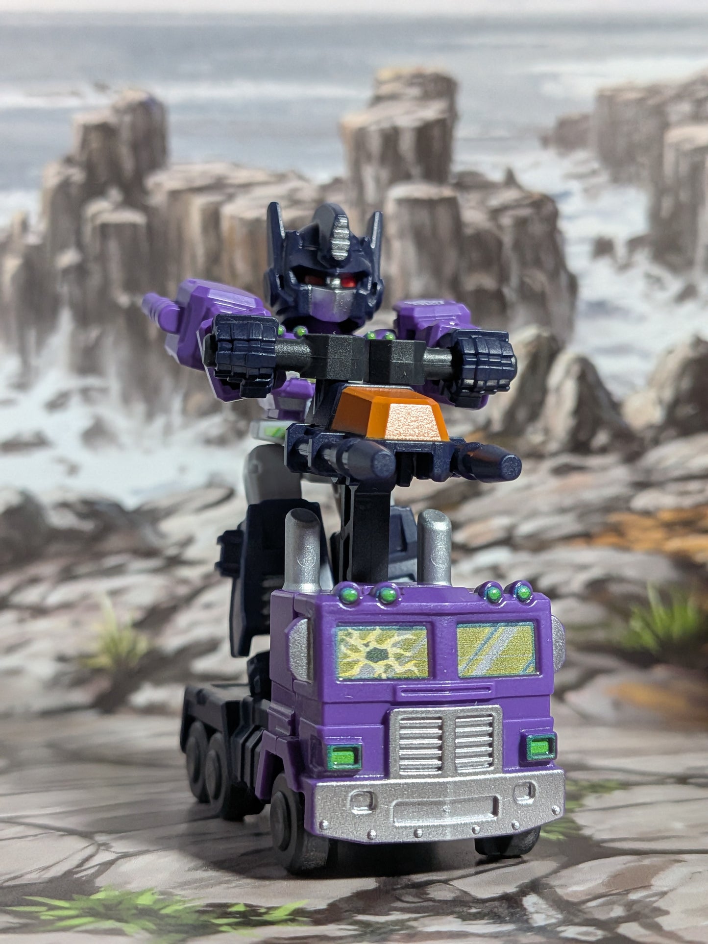 Blokees - Transformers - Shattered Glass Optimus Prime (Heavy Metal War) - Bundle Robot & Véhicule