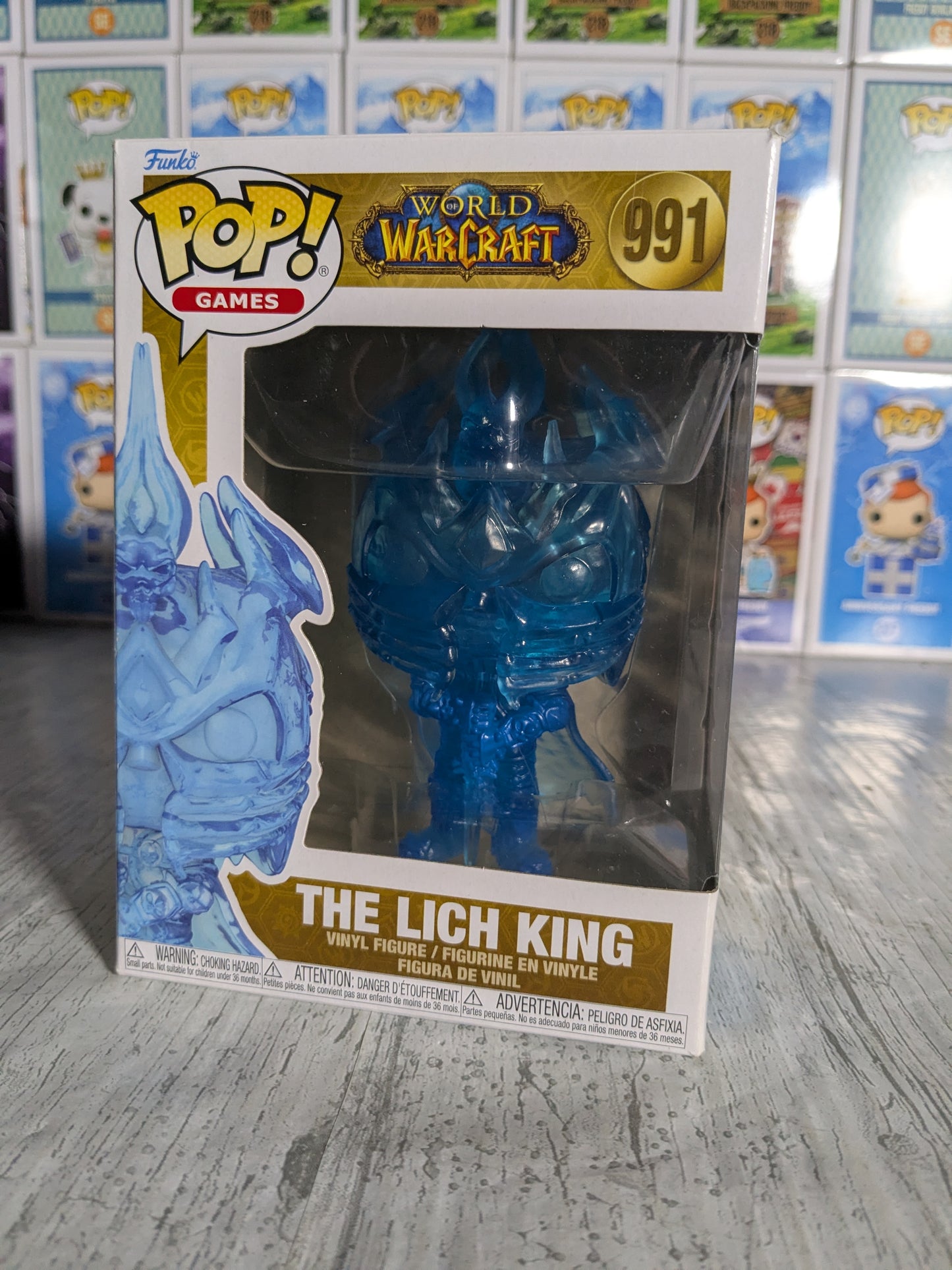 Funko pop Games World of Warcraft #991 : The Lich King (Opened/Damaged Box)