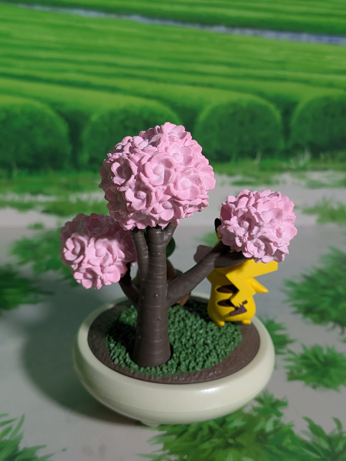 Re-Ment Pokémon - Pikachu & Manzaï / Bonsly - Pocket Bonsai 2