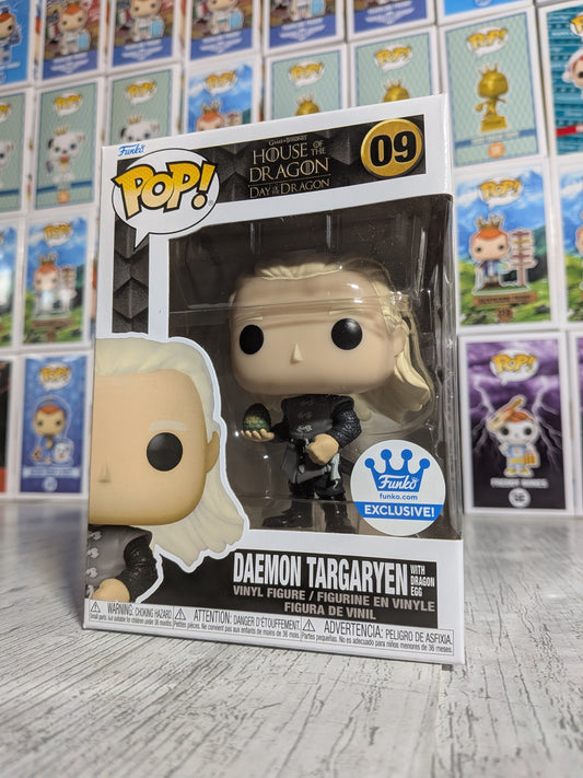 Funko Pop House of the Dragon #09 – Daemon Targaryen mit Drachenei